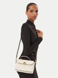 Furla Torebka Moonlight Mini WE00921 BX3036 PNN00 Kremowy. Białe kuferki Furla, bez wzorów, ze skóry, bez dodatków. Za 1 259,00 zł.