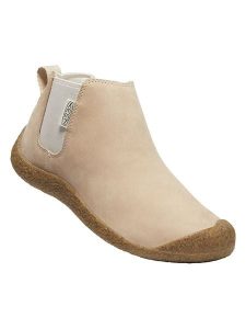 Keen Skórzane sztyblety "Mosey" w kolorze beżowym rozmiar: 38. Brązowe botki Keen, bez wzorów, bez zapięcia. Za 221,36 zł.