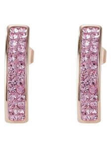 COEUR DE LION Kolczyki-wkrętki z kryształami rozmiar: onesize. Różowe kolczyki COEUR DE LION, z kryształem, ze stali. Za 130,99 zł.