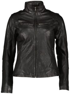 7eleven Skórzana kurtka "Jeany" w kolorze czarnym rozmiar: 38. Czarne kurtki 7eleven, bez wzorów, ze skóry, bez kaptura. Za 383,03 zł.