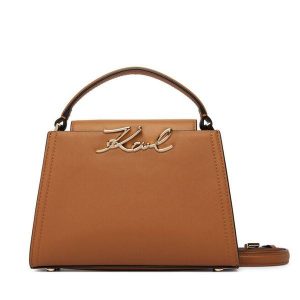 Torebka KARL LAGERFELD. Brązowe kuferki KARL LAGERFELD, bez wzorów, bez dodatków. Za 1 199,00 zł.