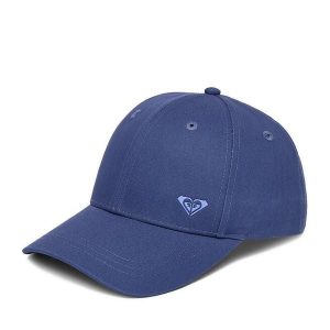 Czapka z daszkiem Roxy. Niebieskie czapki Roxy, bez wzorów. Za 59,99 zł.