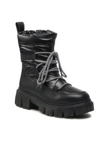 Jenny Fairy Trzewiki HY211257 Czarny. Czarne botki Jenny Fairy, bez wzorów, z materiału, bez obcasa, na płaskiej podeszwie, bez zapięcia. Za 107,98 zł.