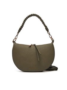 Hispanitas Torebka BI254154 Khaki. Brązowe torebki klasyczne Hispanitas, bez wzorów, ze skóry, bez dodatków. Za 439,99 zł.