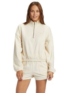 Roxy Bluza w kolorze beżowym rozmiar: XL. Brązowe bluzy Roxy, xl, bez wzorów, bez kaptura. Za 83,42 zł.