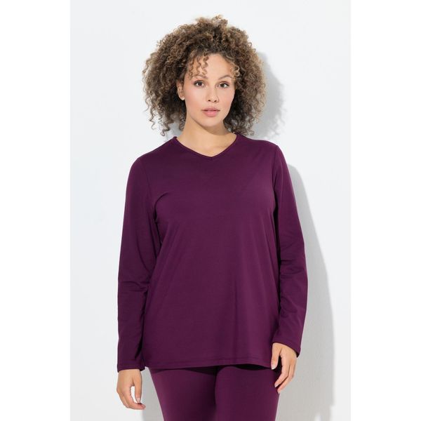 Damskie Bluzka narciarska funkcyjna szybkoschnąca komin długi rękaw. Czerwone szaliki Ulla Popken, bez wzorów, z elastanu. Za 143,99 zł.