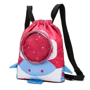 Plecak worek treningowy na basen juniorski sportowy Aqua-Sport Space Alien. Czarne plecaki AQUA-SPORT. Za 29,99 zł.