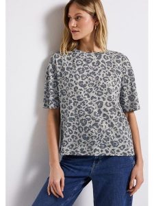 Street One Koszulka w kolorze szarym rozmiar: 38. Szare bluzki Street One, bez wzorów, street, bez kołnierzyka, bez ramiączek. Za 74,28 zł.