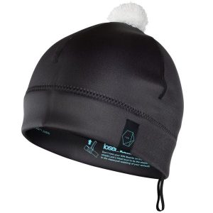 Czapka neoprenowa surfingowa ION Bommel black. Czarne czapki ION, bez wzorów, z materiału. Za 149,99 zł.