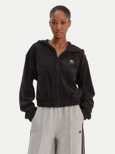 Adidas Bluza Essentials Chenile KE1117 Czarny Loose Fit. Czarne bluzy ADIDAS, m, bez wzorów, z bawełny, bez kaptura. Za 299,99 zł.