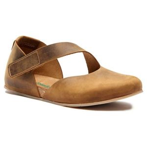 Comfortfusse Skórzane baleriny w kolorze jasnobrązowym rozmiar: 37. Brązowe balerinki Comfortfüße, bez wzorów, ze skóry, bez obcasa, bez zapięcia. Za 237,17 zł.