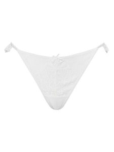 Hunkemöller Stringi Posie 302401 Biały. Białe stringi Hunkemöller, bez wzorów, z syntetyku. Za 69,99 zł.