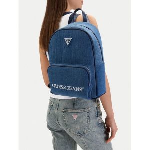 Plecak Guess Jeans. Niebieskie plecaki Guess Jeans. Za 279,99 zł.