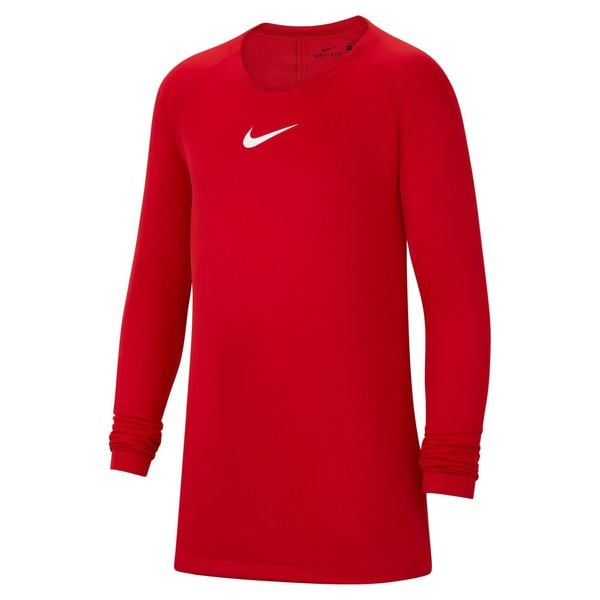 Koszulka Termoaktywna Juniorska Nike First Layer. Białe koszule nocne Nike, bez wzorów, bez ramiączek. Za 96,85 zł.