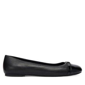 Baleriny MICHAEL Michael Kors. Czarne balerinki MICHAEL Michael Kors, bez wzorów, bez obcasa, bez zapięcia. Za 429,99 zł.