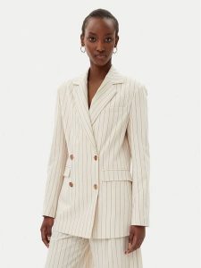 Fracomina Marynarka FR25SJ3003W761D4 Écru Slim Fit. Marynarki i żakiety Fracomina, m, bez wzorów, z syntetyku. Za 469,99 zł.