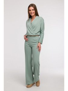 Be Wear Spodnie dresowe w kolorze miętowym rozmiar: XL. Zielone spodnie dresowe Be Wear, xl, bez wzorów, z dresówki. Za 158,47 zł.