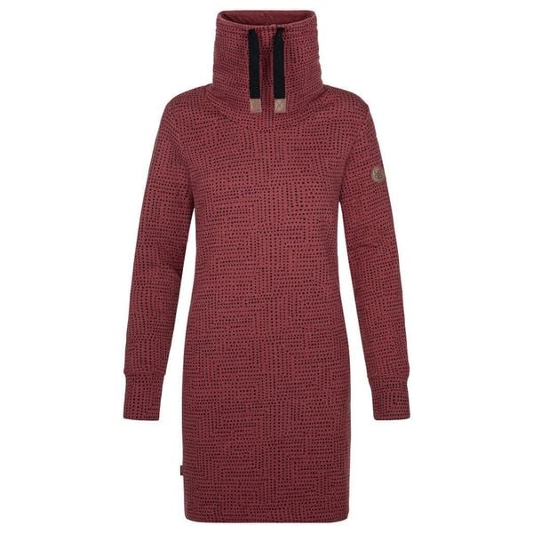 Sukienka dresowa damska LOAP Ebunka, S. Fioletowe sukienki Lolë, s, bez wzorów, z dresówki, sportowe, bez kołnierzyka, bez ramiączek, sportowe. Za 218,99 zł.