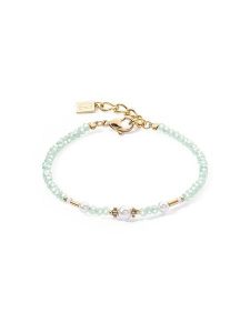 COEUR DE LION Bransoletka z perełkami Swarovski rozmiar: onesize. Białe bransoletki COEUR DE LION, z kryształem, szklane. Za 130,99 zł.