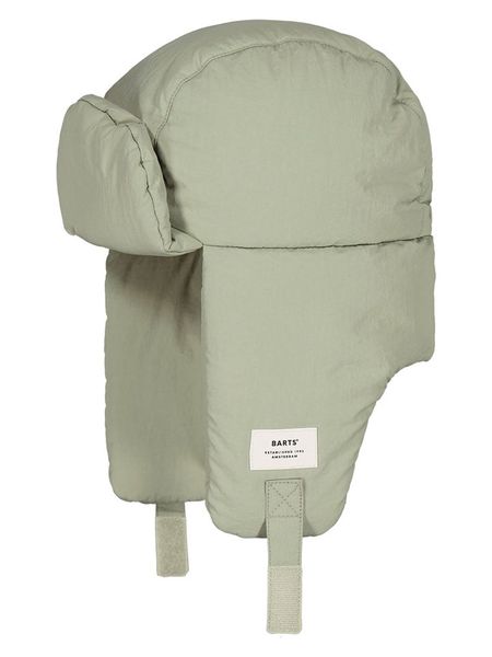 Barts Czapka "Ambur" w kolorze zielonym rozmiar: onesize. Zielone czapki Barts, z aplikacjami, ze splotem. Za 113,63 zł.