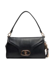 Liu Jo Torebka Esc M Crossbody AA5053 E0037 Czarny. Czarne torebki klasyczne Liu Jo, bez wzorów, ze skóry, bez dodatków. Za 399,99 zł.