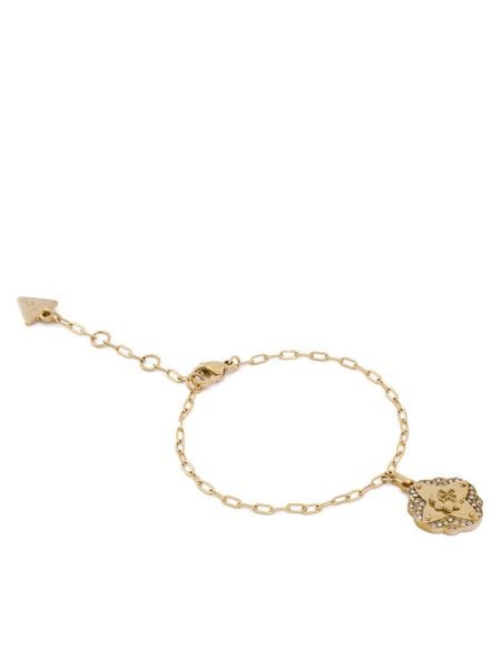 Guess Bransoletka JUBB05 509JW Złoty. Żółte bransoletki Guess, metalowe. Za 129,99 zł.