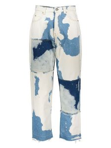 Pinko Dżinsy - Comfort fit - w kolorze kremowo-niebieskim rozmiar: 28. Brązowe jeansy Pinko, bez wzorów. Za 245,96 zł.