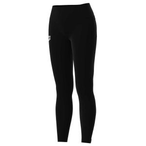Damskie legginsy Arena Team Panel. Czarne legginsy Arena, bez wzorów, ze skóry, długie. Za 240,50 zł.
