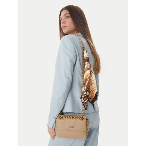 Torebka Just Cavalli. Brązowe torebki klasyczne Just Cavalli, bez wzorów, bez dodatków. Za 674,99 zł.