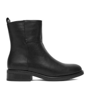 Botki Clara Barson. Czarne botki Clara Barson, bez wzorów, bez obcasa, na szpilce, bez zapięcia. Za 149,99 zł.