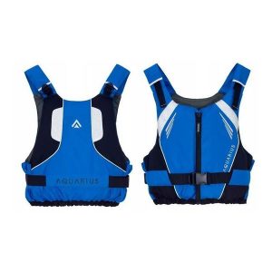 Kamizelka kapok na wodę dla dorosłych Aquarius MQ PLUS B. Niebieskie kamizelki AQUARIUS, m, bez wzorów, bez kołnierzyka, bez ramiączek, bez kaptura. Za 229,00 zł.