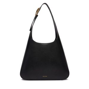 Torebka Calvin Klein. Czarne torebki klasyczne Calvin Klein, bez wzorów, bez dodatków. Za 649,99 zł.