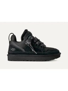 UGG Sneakersy "Lowmel" w kolorze czarnym rozmiar: 38. Czarne trampki Ugg, bez wzorów, z materiału, bez zapięcia. Za 591,60 zł.