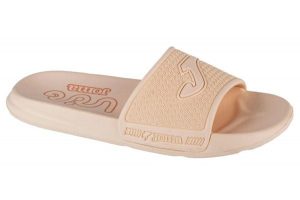 Klapki na basen damskie, S.Island Lady 24 SISLLS. Brązowe klapki JOMA, bez wzorów, z materiału, bez obcasa. Za 59,99 zł.