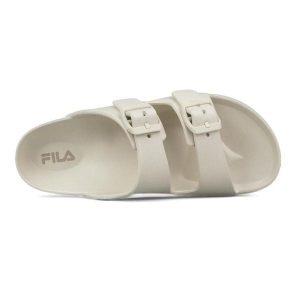 Klapki damskie Fila Matero. Brązowe klapki Fila, bez wzorów, bez obcasa. Za 89,00 zł.