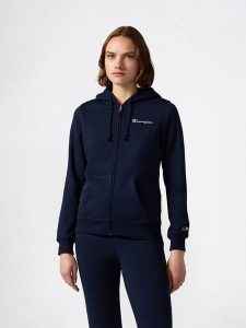 Champion Bluza w kolorze granatowym rozmiar: L. Niebieskie bluzy Champion, l, bez wzorów, z bawełny, bez kaptura. Za 193,24 zł.