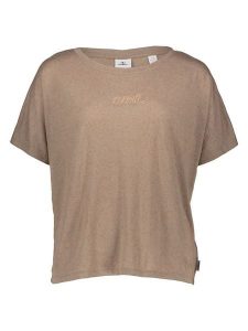 O'Neill Koszulka "Essentials" w kolorze szarobrązowym rozmiar: S. Różowe bluzki O'Neill, s, bez wzorów, bez kołnierzyka, bez ramiączek. Za 73,99 zł.