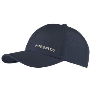 Czapka Head Pro. Niebieskie czapki Head, bez wzorów, sportowe. W wyprzedaży za 99,00 zł.