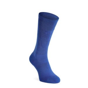 Skarpety merino Mons Royale Atlas Snow Sock. Niebieskie skarpetki Mons Royale, bez wzorów. Za 92,99 zł.