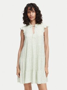 Vero Moda Sukienka letnia Alba 10342656 Zielony jasny Regular Fit. Zielone kombinezony Vero Moda, na lato, xs, bez wzorów, z wiskozy, bez kołnierzyka, bez ramiączek. Za 111,99 zł.