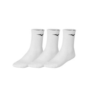 Skarpety do biegania Mizuno Training 3 pary. Białe skarpetki Mizuno, bez wzorów. Za 44,99 zł.