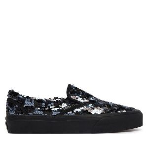 Tenisówki Vans. Czarne trampki Vans, bez wzorów, bez zapięcia. Za 399,99 zł.