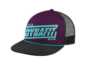 DYNAFIT Czapka z daszkiem Graphic Trucker Cap royal purple/0910 tabloid. Czerwone czapki Dynafit, bez wzorów, z materiału, eleganckie. Za 128,30 zł.