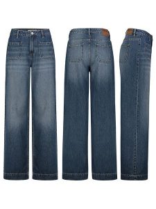 Sublevel Dżinsy - Comfort fit - w kolorze niebieskim rozmiar: XS. Niebieskie jeansy Sublevel, z aplikacjami, z bawełny, z podwyższonym stanem. Za 100,75 zł.