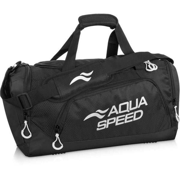 Torba sportowa pływacka na ramię 35l Aqua Speed. Białe torby podróżne i sportowe Aqua-Speed, bez wzorów, na ramię. Za 100,99 zł.