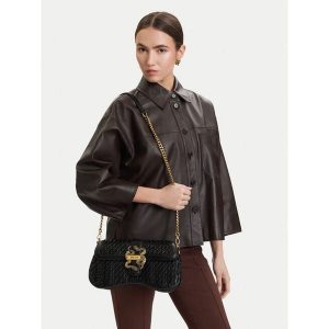 Torebka Just Cavalli. Czarne torebki klasyczne Just Cavalli, bez wzorów, bez dodatków. Za 599,99 zł.