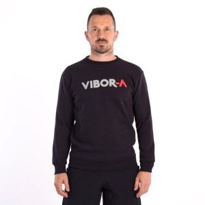 Sweatshirt Vibor-a Assassin 24267. Czarne kurtki VIBORA, bez wzorów, bez kaptura. Za 213,99 zł.