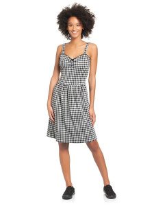 Vive Maria Sukienka "Vichy summer" w kolorze biało-czarnym rozmiar: XL. Białe sukienki Vive Maria, xl, bez wzorów, bez kołnierzyka, bez ramiączek, mini, rozkloszowane. Za 114,17 zł.