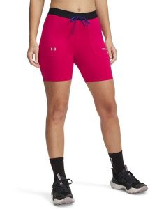 Under Armour Szorty funkcyjne w kolorze różowym rozmiar: XS. Różowe spodenki sportowe Under Armour, xs, bez wzorów, z podwyższonym stanem, outdoorowe. Za 87,99 zł.