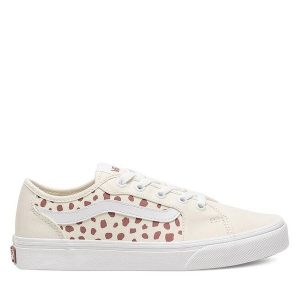 Trampki Vans. Brązowe trampki Vans, bez wzorów, bez zapięcia. Za 199,99 zł.